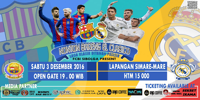 Nonton Bareng El Clasico Laga Klasik di Tanah Pesisir Sibolga dan Tapanuli tengah