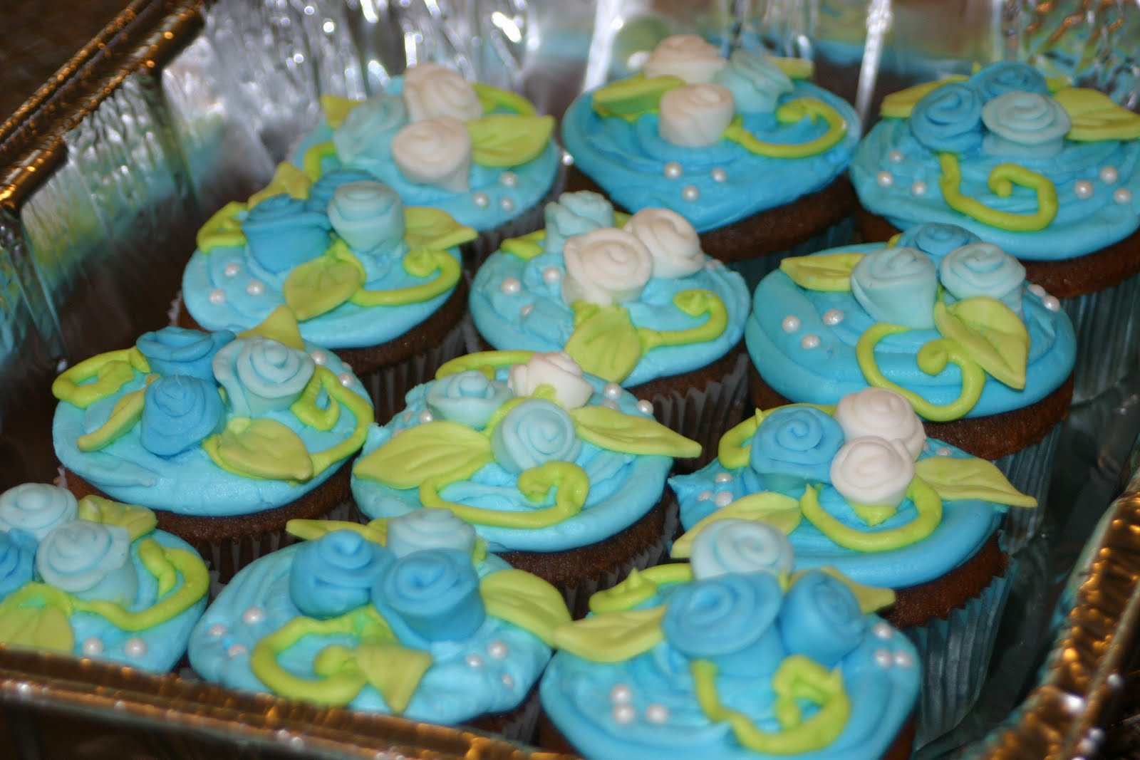 Simply Living and Loving Each Day: Baby Shower Cupcakes for Baby Boy