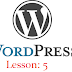 Lesson 5: The includes wordpress