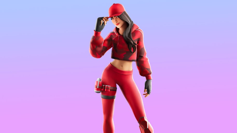 Fortnite, Ruby, Skin, Outfit, 4K, #5.1030 Wallpaper