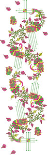 Indiese Dupatta ontwerp
