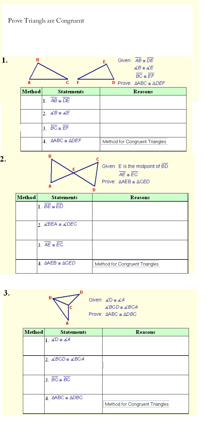 Geometry Logic Worksheets High School - line logic ...