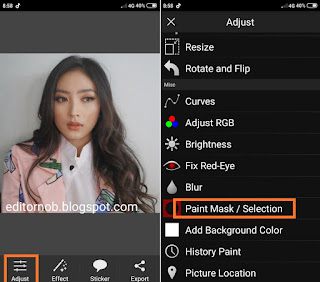 Cara Mengubah Warna Rambut Simpel di Aplikasi Picsay Pro 