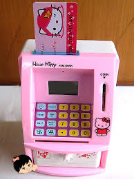 Celengan ATM MINI Hello Kitty Murah  Mainan Edukasi 