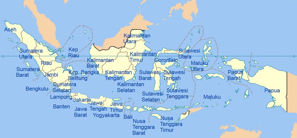 Daftar Provinsi Kota Kabupaten di Seluruh Indonesia 2018