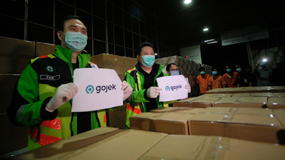 Gojek Impor 5 Juta Masker Demi Jaga Keselamatan Mitra