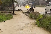Akibat hujan deras Gampong Ladang Rimba kembali tergenang banjir