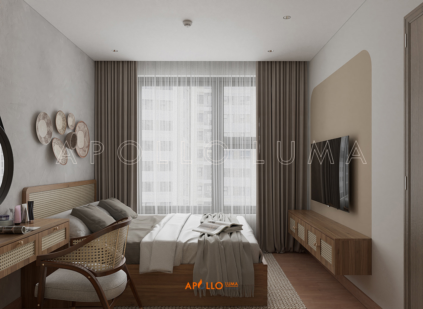 Kiến tạo nội thất căn hộ 2PN ZR1 Vinhomes Ocean Park