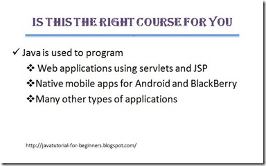 java tutorial