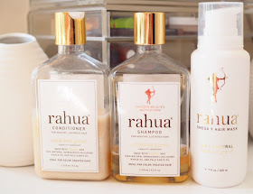 Rahua Shampoo, Conditioner and Omega 9 Mask Get Lippie 20160731