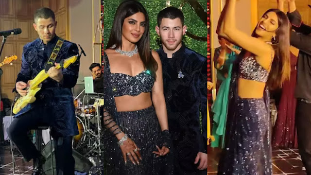 At brother Siddharth's sangeet, Priyanka Chopra dances to Darling, Dhan Te Nan; Nick Jonas and father Kevin Jonas perform.