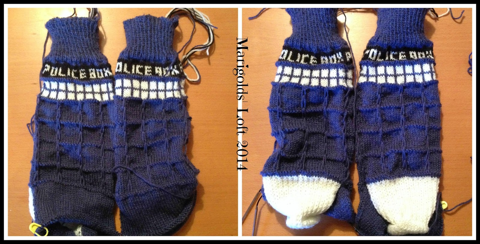 Tardis Socks