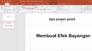 Cara-membuat-efek-bayangan-pada-power-point