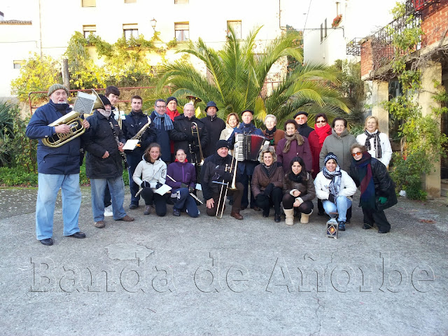 Fotografías de la celebración de Santa Cecilia en Añorbe