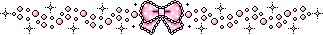 bow and glitter pixel art