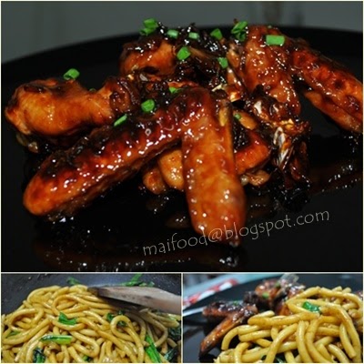 Maifood: sticky chicken wings : sayap ayam melekat lekit