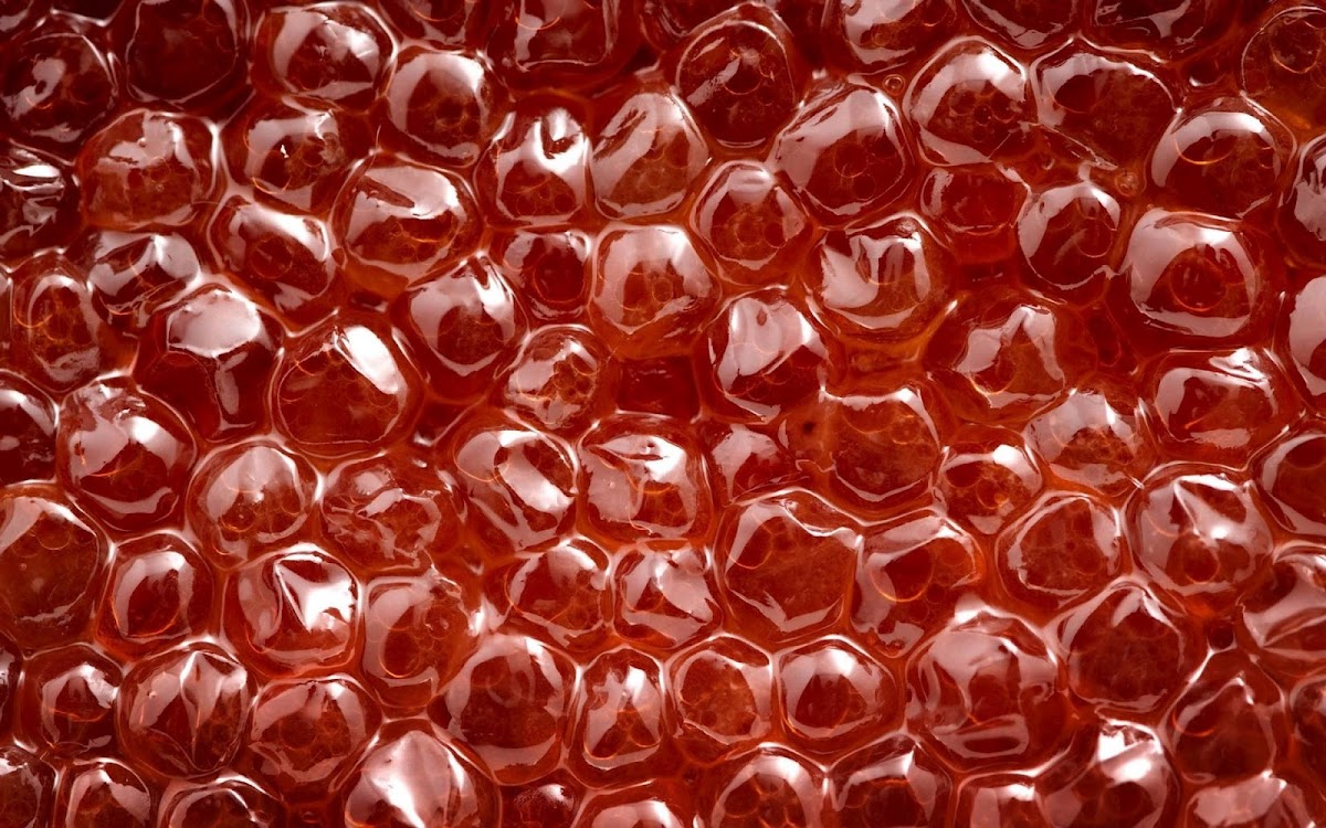 Red Bubbles Widescreen Wallpaper