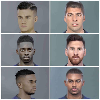 PES 2019 Facepack Barcelona by HKM