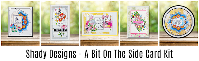 Discover the creative wonders of card making & topper kits featuring Shady Designs A Bit On The Side Toppers & More Kit. Ideas by Lou Sims, Designer.