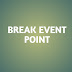 BEP = Break Event Point
