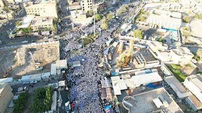 Millions of Iraqi Muslims Take to The Streets to Support the Quran