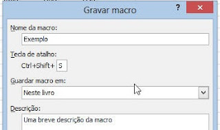 Como criar macros no Excel