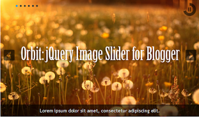 image slider, photo slider for blogger