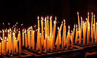 Fête de la lumière , chandelles ou bougies