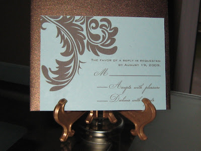 The Damask Wedding Invitation Collection