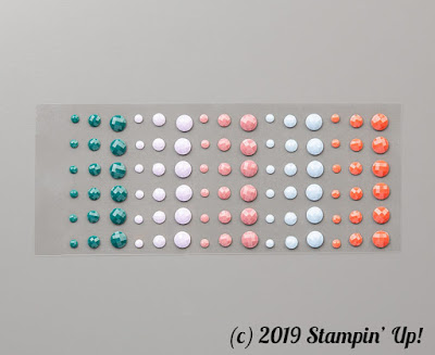 Craft with Beth: Stampin' Up! 2019-2021 Faceted Enamel Dots Graphic