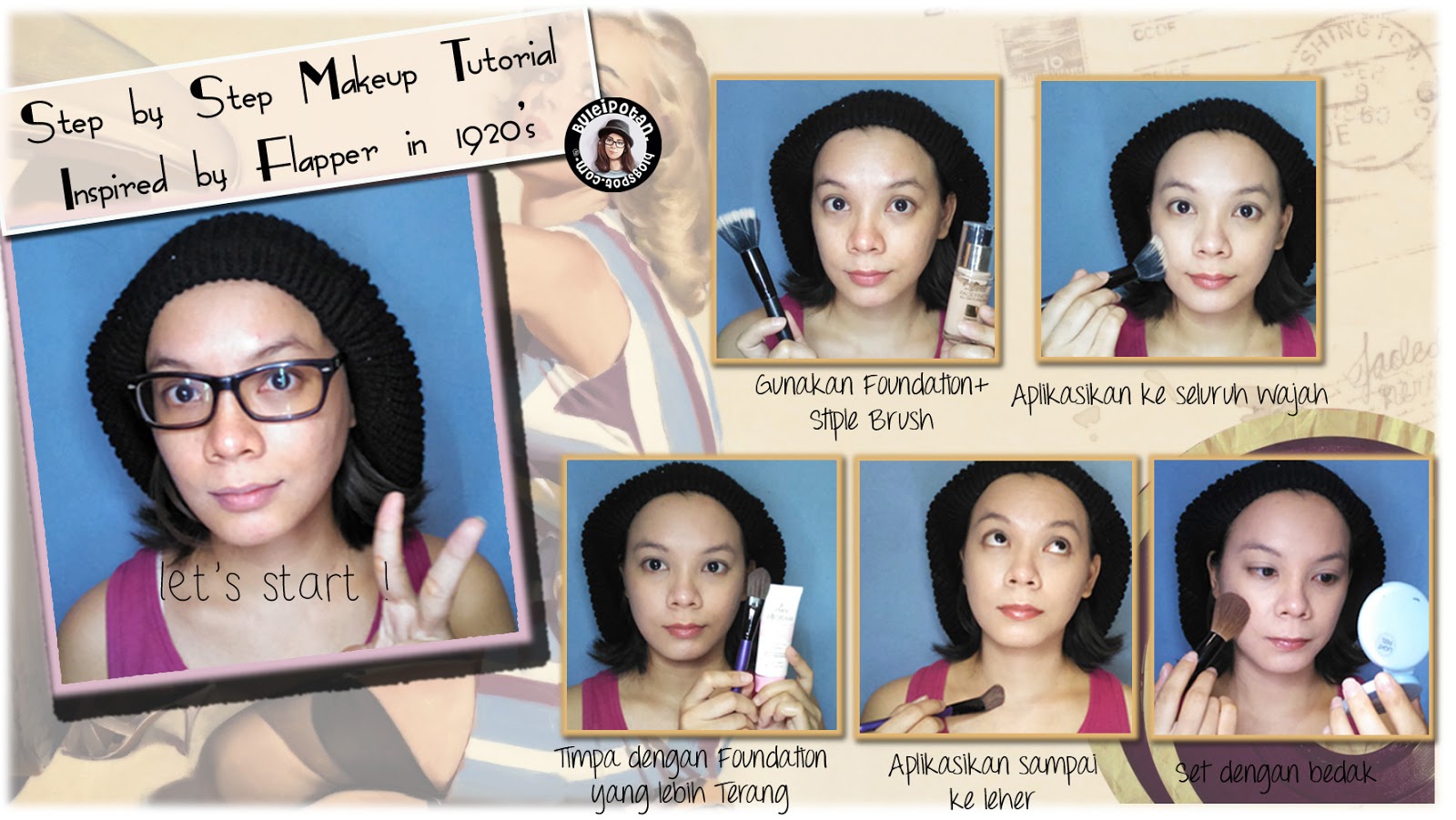 Makeup Through The Ages COLLABORATION Flapper In 20s