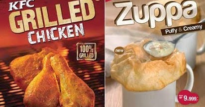 KFC Grilled Chicken dan Zuppa Soup
