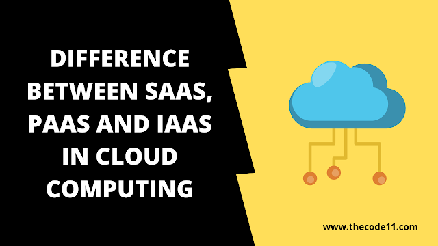 Difference between SaaS, PaaS and IaaS in Cloud Computing