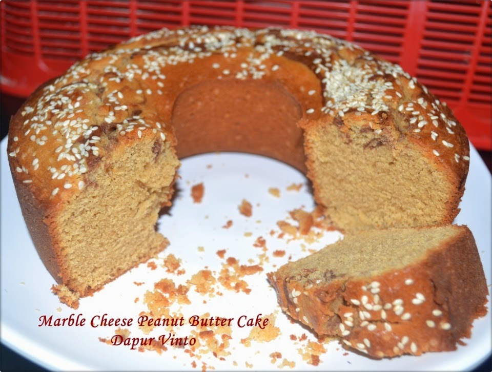   Dapur VinTo: Marble Cheese Peanut Butter Cake