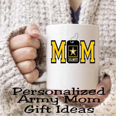 Shout your Army Mom pride from the rooftops with these Army Mom gift ideas personalized with your name and lots of love.  The small businesses of Etsy are perfect at making your soldier feel a little closer with everything from necklaces to mugs to wall hangings.