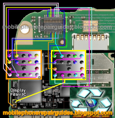 nokia e73 display ic jumper ways tracks