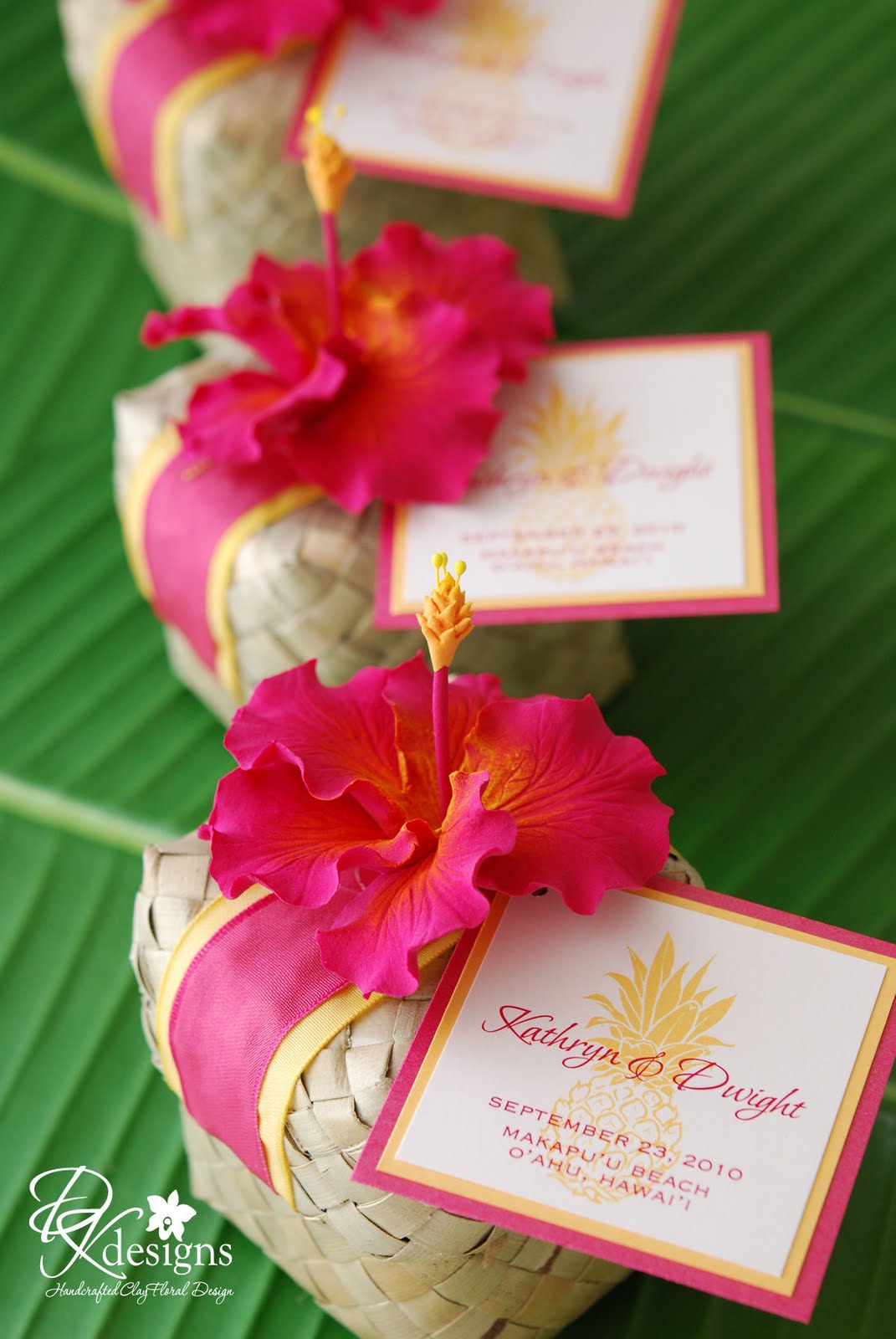 bridal favor on Dk Designs  Tropical Wedding Favors
