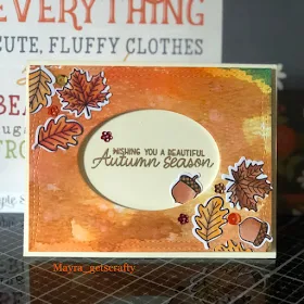 Sunny Studio Stamps: Beautiful Autumn Customer Card by Mayra Martinez