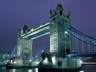 Tower London Bridge at Night