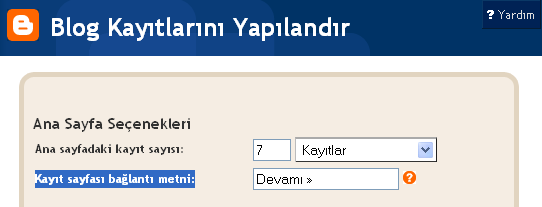 Blogger devamını oku bağlantısına isim verme