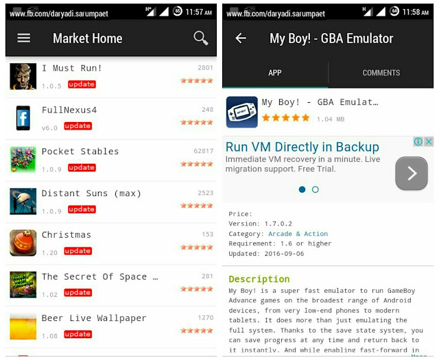 apkhere android app market screenshot overview