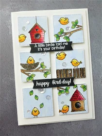 Sunny Studio Stamps: Two Scoops and A Bird's Life Guest Spotlight Cards by Maria Peters