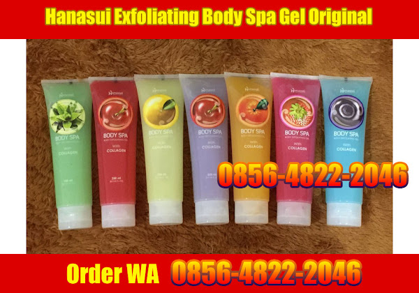 Hanasui Exfoliating Body Spa Gel Original BPOM - order WA 0856-4822-2046