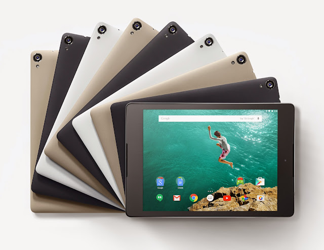 Nexus 9 official colors