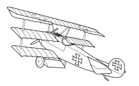 Coloring Pages Airplanes<br/>