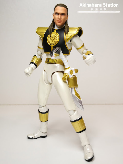 Figuras: Review del S.H. Figuarts del White Ranger de "Mighty Morphin Power Rangers" - Tamashii Nations