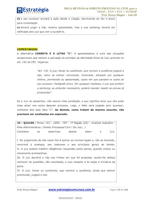 Questões de direito processual civil pdf