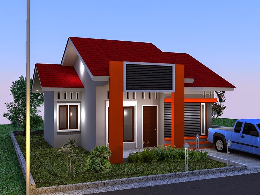 Model Rumah Minimalis Bentuk L - Denah Rumah