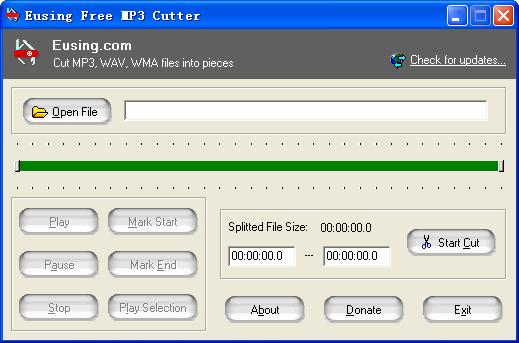 برنامج تقطيع mp3 cutter