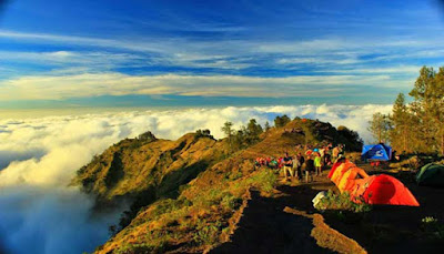 Puncak Gunung Rinjani, NTB